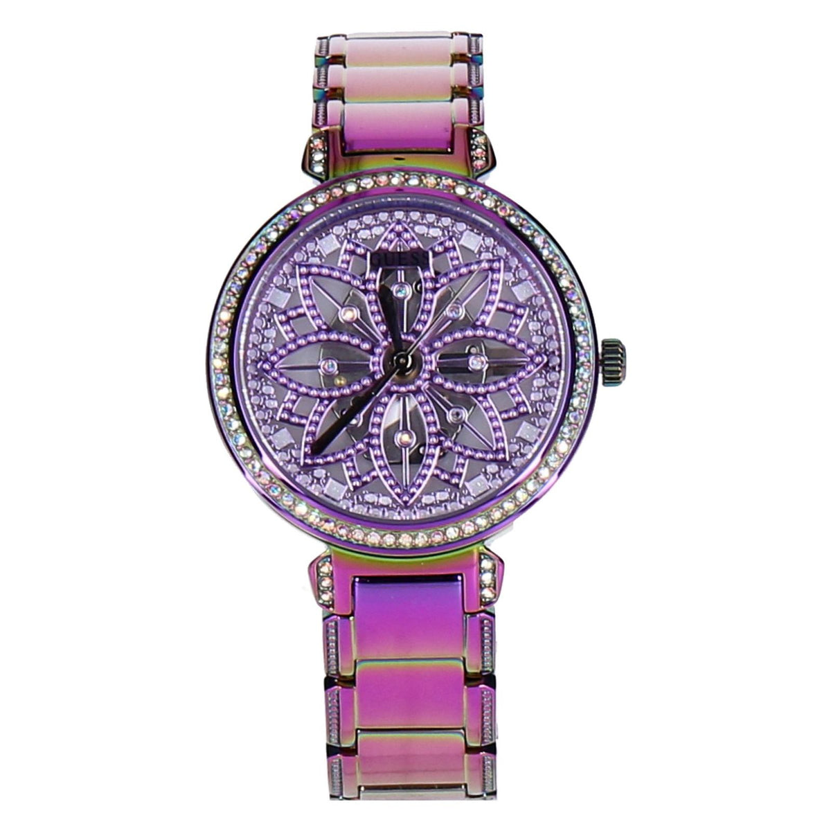 Produktbild Quarzuhr - Guess Damen Analog Armbanduhr Queen Mehrfarbig