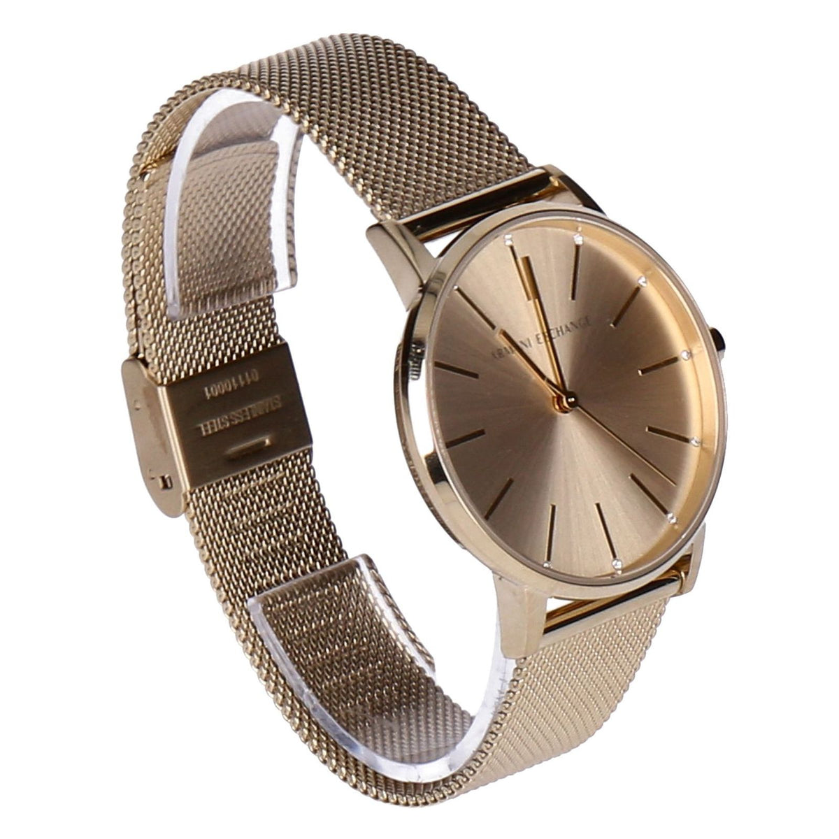 Produktbild Quarzuhr - Emporio Armani Exchange Armbanduhr Herren goldfarben