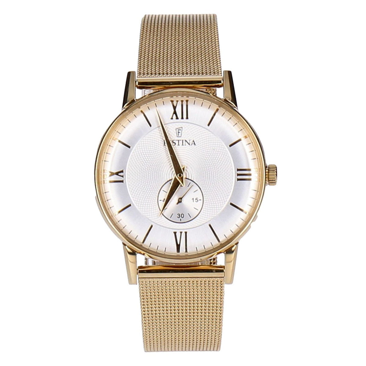Produktbild Quarzuhr - Festina Retro F20569/2 Armbanduhr goldfarben Herren