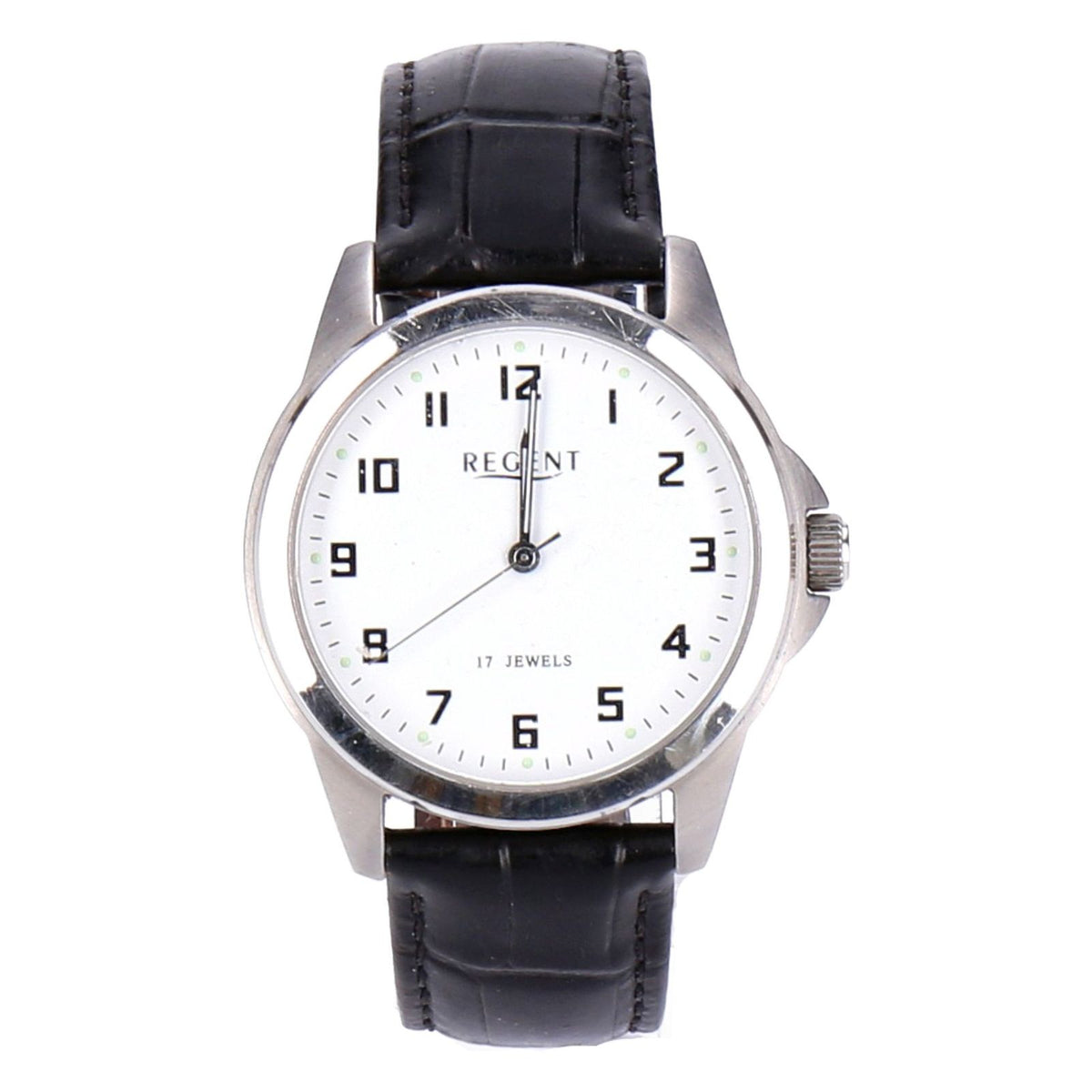 Produktbild Ohne Kategorie - Regent Herrenarmbanduhr Analog Lederarmband