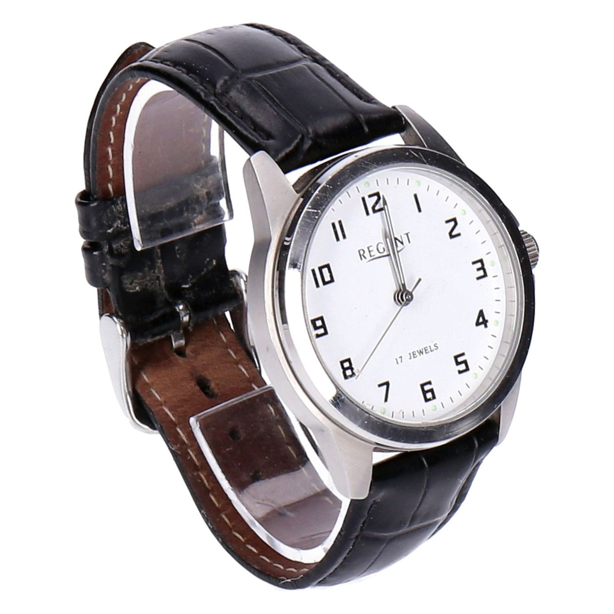 Produktbild Ohne Kategorie - Regent Herrenarmbanduhr Analog Lederarmband