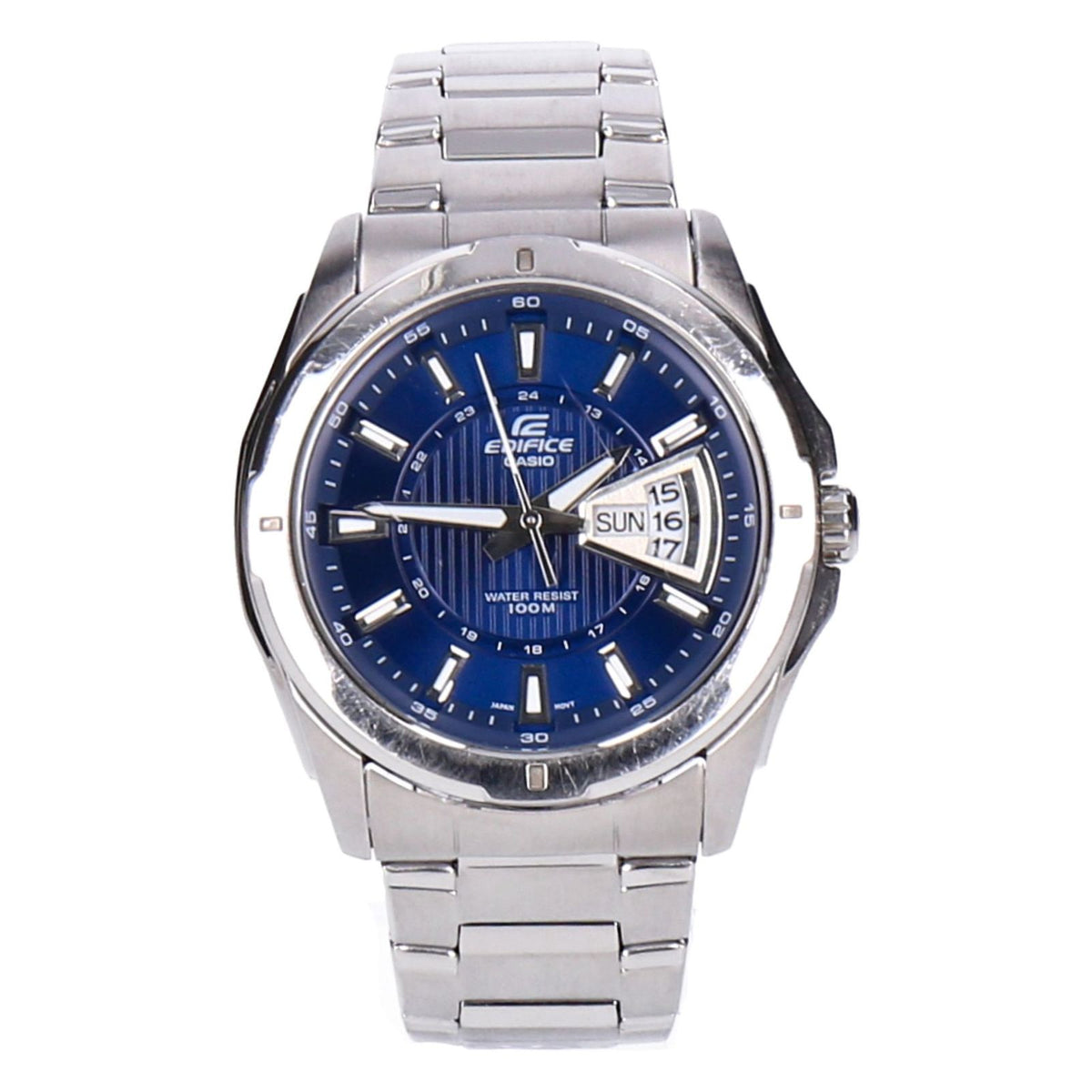 Produktbild Quarzuhr - Casio Edifice EF-129D-2AVEF Edelstahl Herren