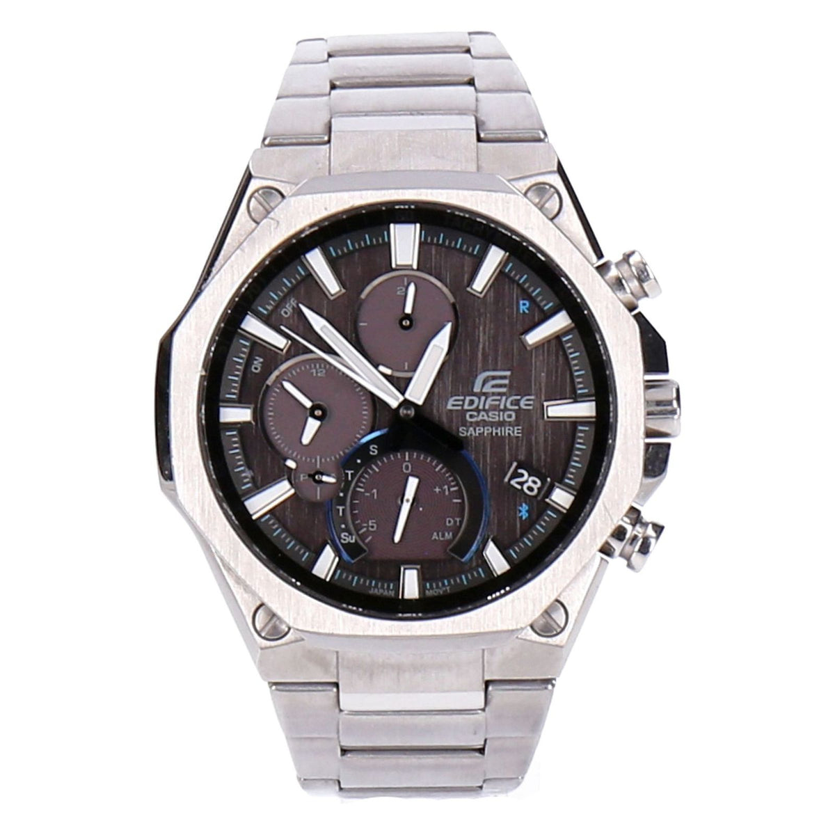 Produktbild Quarzuhr - Casio Herren EQB-1100D-1AER Funk Solaruhr Chronograph Alarm
