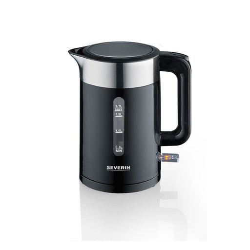 Produktbild Wasserkocher - Severin WK 9265 Wasserkocher 1,7 l 2200 W Schwarz, Edelstahl