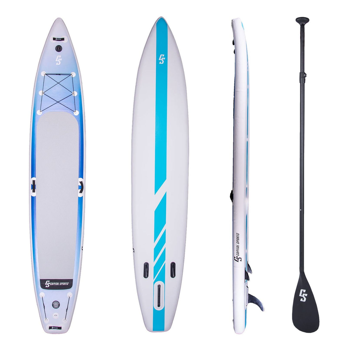 Produktbild Inflatable SUP-Board - Mamao SUP-Board-Set 427 aufblasbares Paddelboard 427 x 77 x 15 cm in weiß, blau