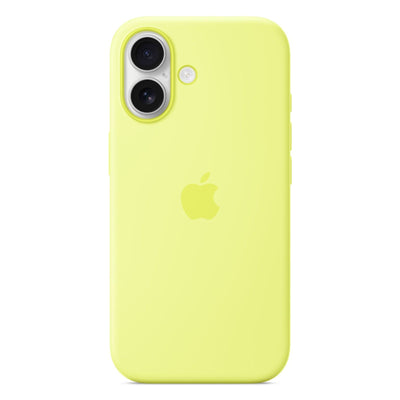 Silikon Case mit MagSafe Neongelb passend für iPhone 17