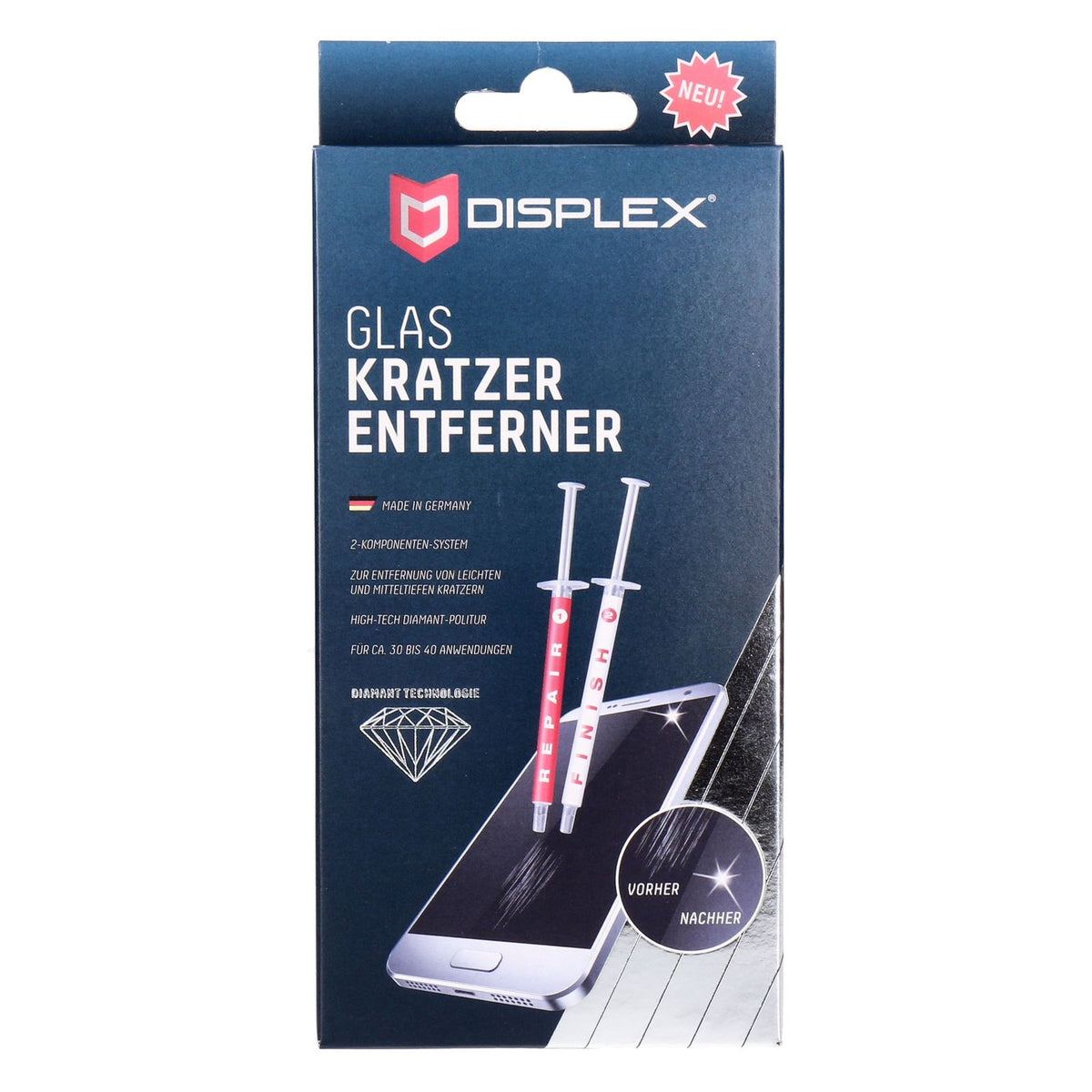 Produktbild Ohne Kategorie - Displex Glaskratzer-Entferner für Smartphones