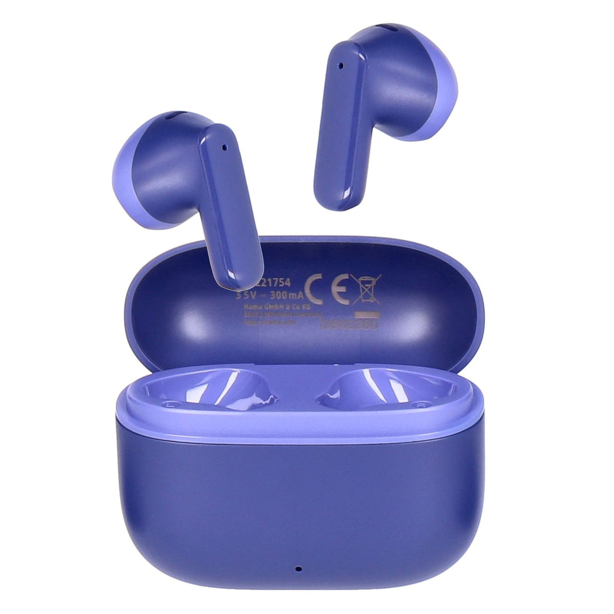 Produktbild wireless In-Ear-Kopfhörer - Hama 221754 TWS Freedom Light II In-Ear True Wireless Kopfhörer Bluetooth Blau