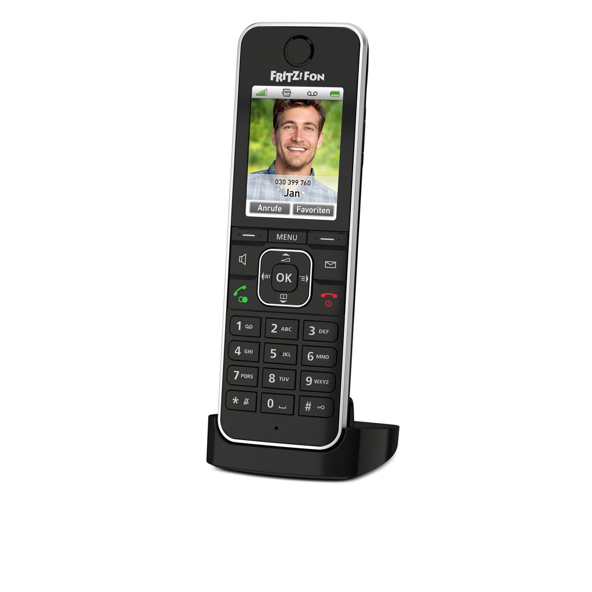 Produktbild Schnurloses DECT-Telefon - AVM FRITZ!FON C6 Black Edition Schnurloses Telefon