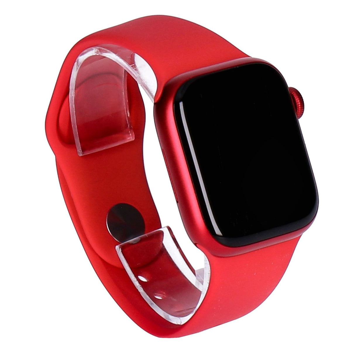 Produktbild Smartwatch - Apple Watch Series 9 41mm GPS Rot Aluminiumgehäuse mit Sportarmband Rot S/M