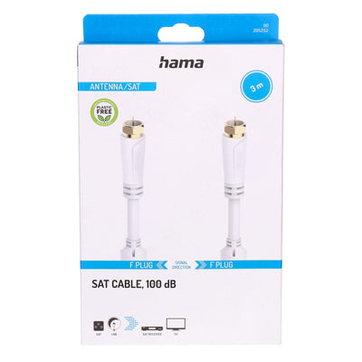 Sat Cable 100dB 3m weiß