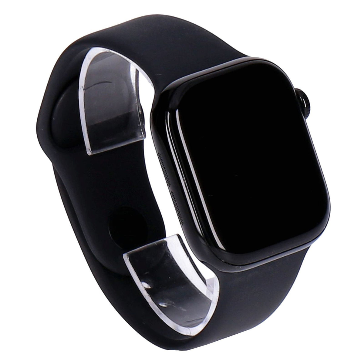 Produktbild Smartwatch - Apple Watch Series 10 GPS 42mm Diamantschwarz Aluminiumgehäuse, Sportarmband Schwarz Gr. S/M