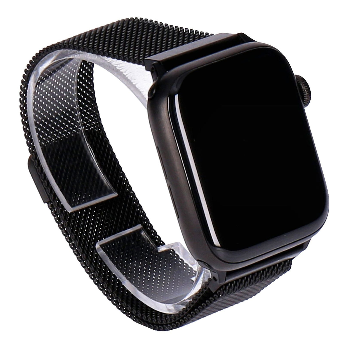 Produktbild Smartwatch - Apple Watch Series 6 44mm GPS + 4G Titan Natur Titangehäuse mit Sportarmband Schwarz