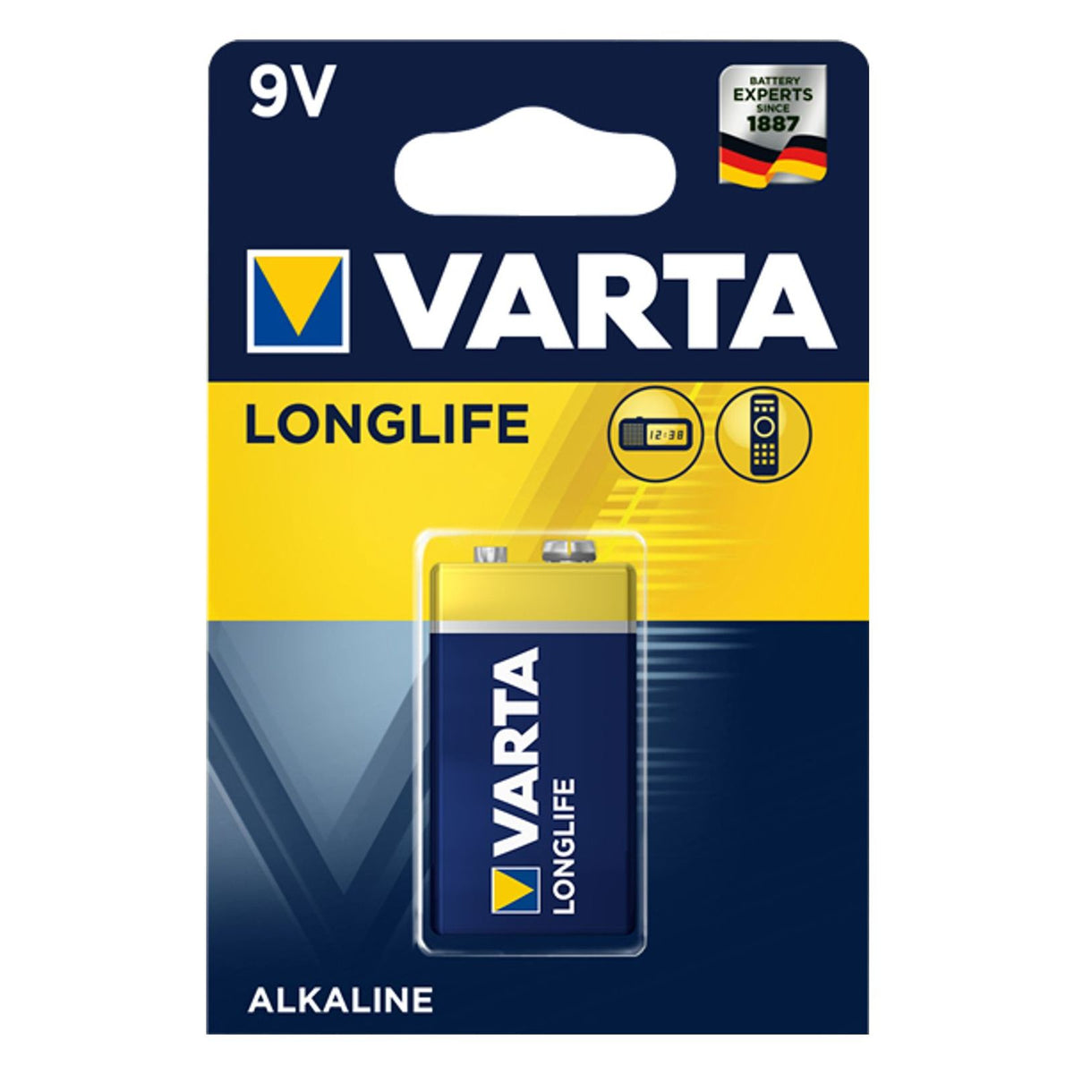 Produktbild Batterie - VARTA Longlife 9V-Block