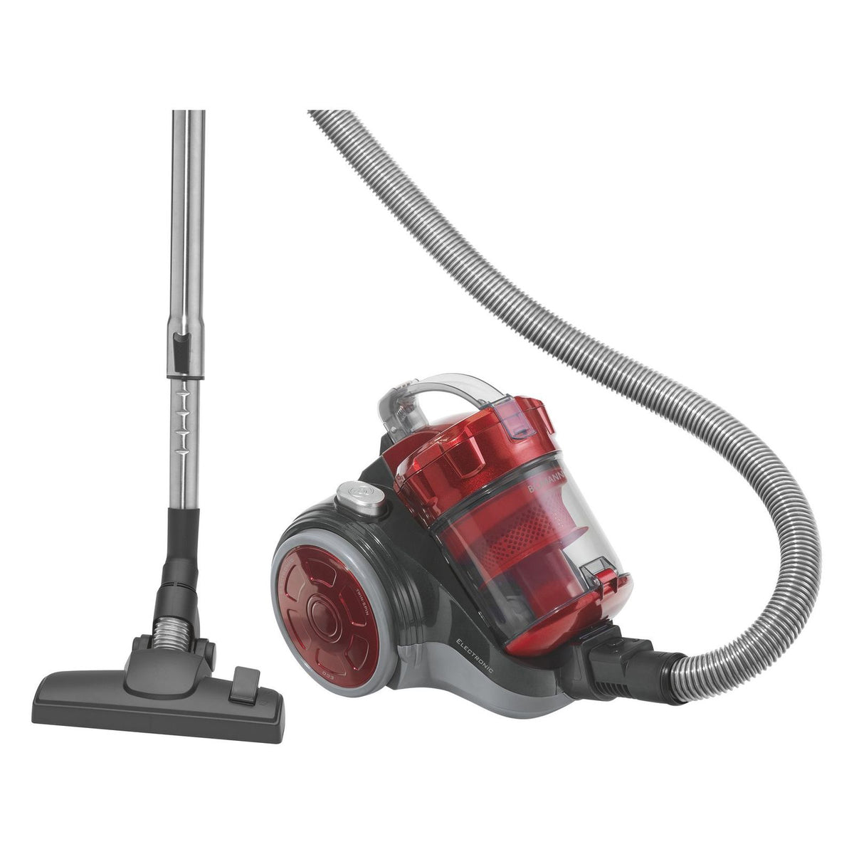 Produktbild Bürstsauger - Bomann BS 9027 CB N Zylinder-Vakuum Bodenstaubsauger 700 Watt Rot