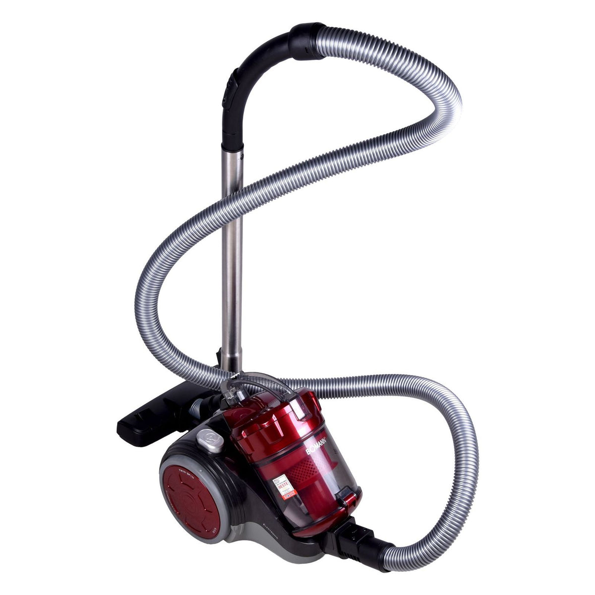 Produktbild Bürstsauger - Bomann BS 9027 CB N Zylinder-Vakuum Bodenstaubsauger 700 Watt Rot