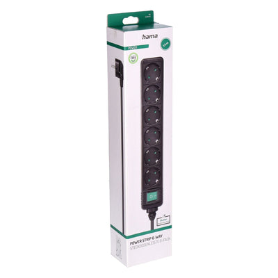 Steckdosenleiste 6-Fach 1.4m schwarz