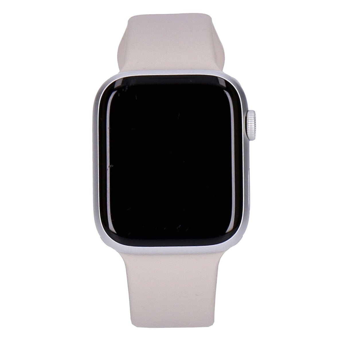 Produktbild Smartwatch - Apple Watch Series 9 45mm GPS + 4G Silber Aluminiumgehäuse mit Sportarmband Polarstern M/L