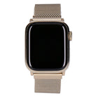 Apple Watch Series 9 41mm GPS + 4G Gold Edelstahlgehäuse mit Milanaise Armband Gold