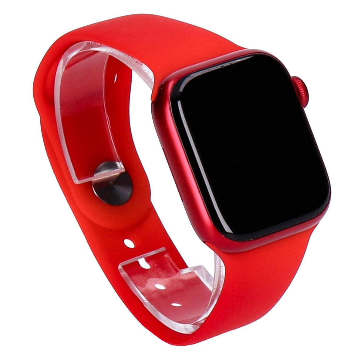 Produktbild Smartwatch - Apple Watch Series 9 41mm GPS + 4G Rot Aluminiumgehäuse mit Sportarmband Rot S/M