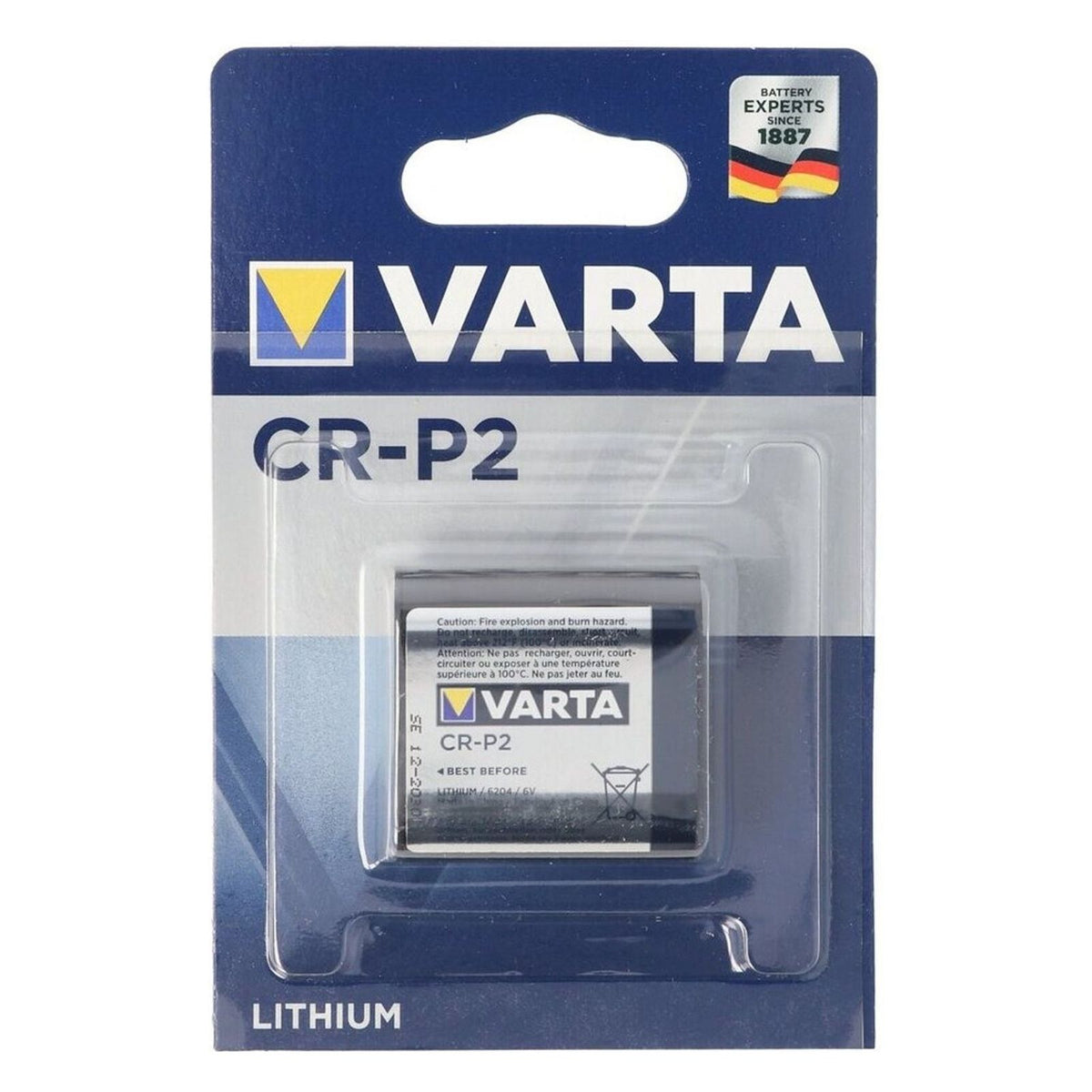 Produktbild Batterie - VARTA  CR-P2  6V