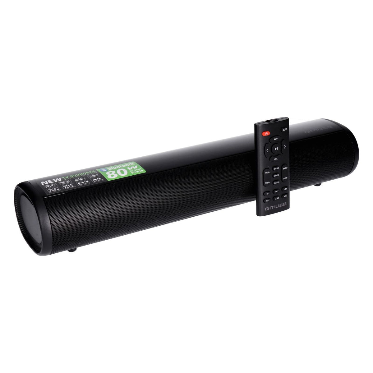 Produktbild Soundbar - MUSE M-1580 SBT Bluetooth TV Soundbar HDMI ARC 80W Schwarz