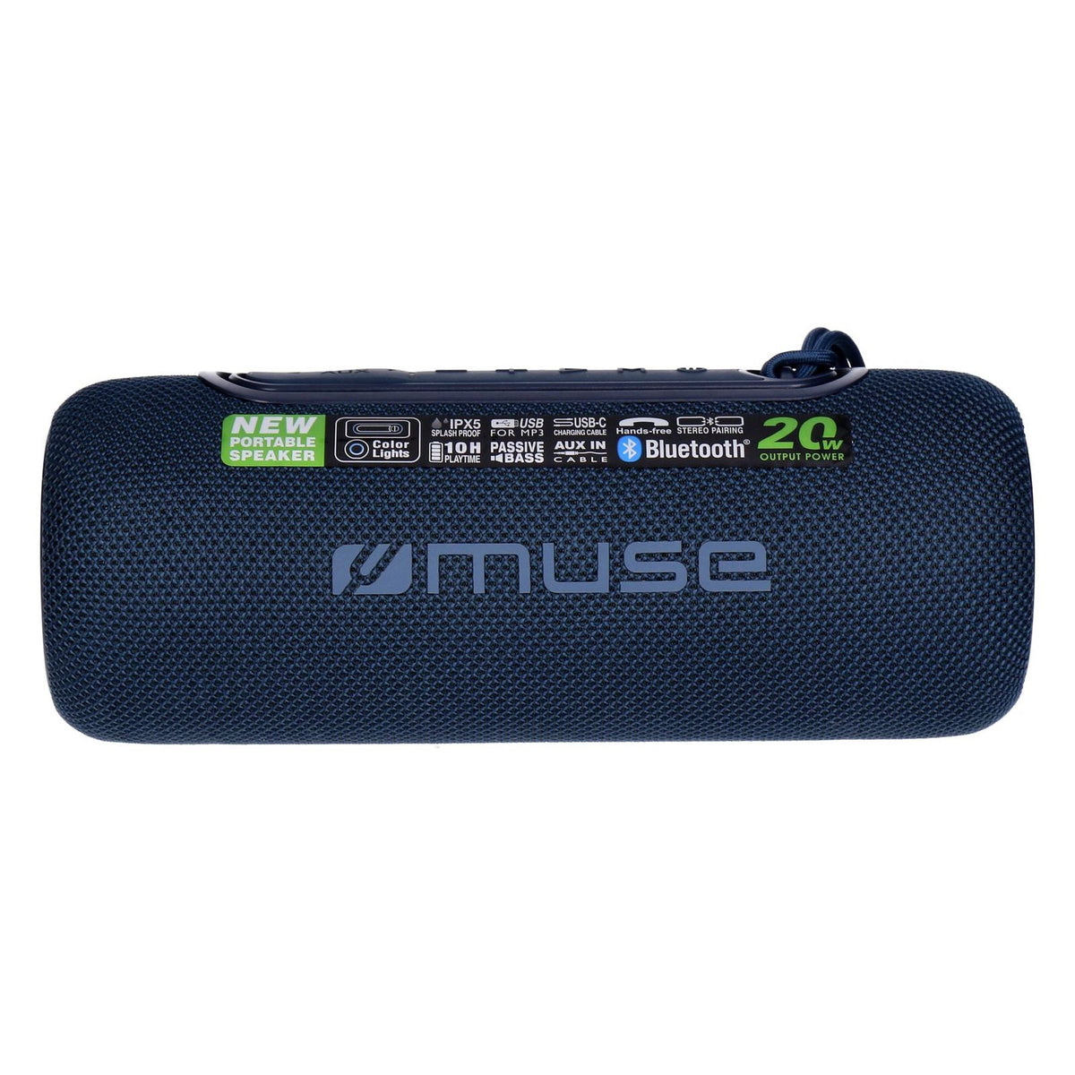 Produktbild Bluetooth-Lautsprecher - MUSE Bluetooth-Lautsprecher M780 BTB Blau 20W
