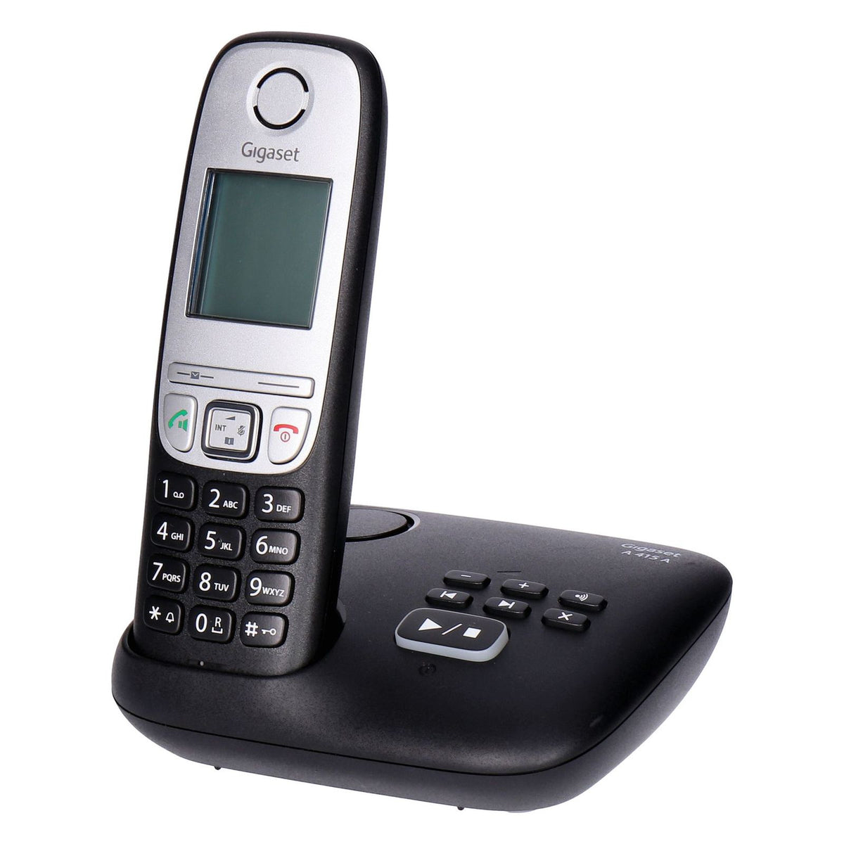 Produktbild Schnurloses DECT-Telefon - Gigaset A415 A Schnurlostelefon mit Anrufbeantworter schwarz