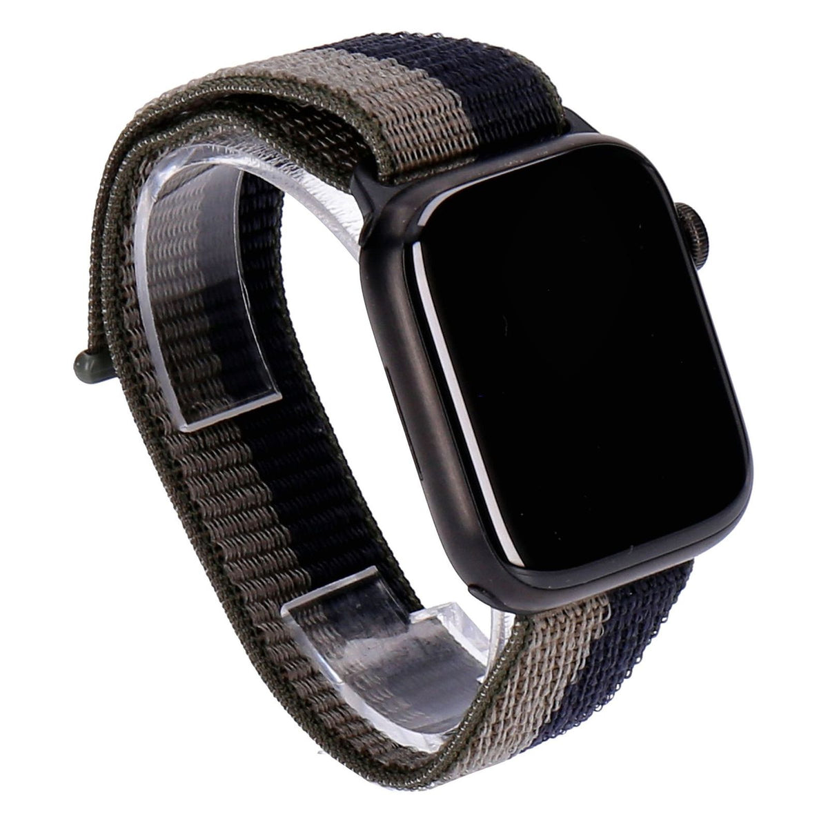 Produktbild Smartwatch - Apple Watch Series 7 45mm GPS + 4G Titan Schwarz Titangehäuse mit Sport Loop tornado/grau