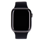Apple Watch Series 7 45mm GPS + 4G Graphit Edelstahlgehäuse mit Sportarmband Mitternacht