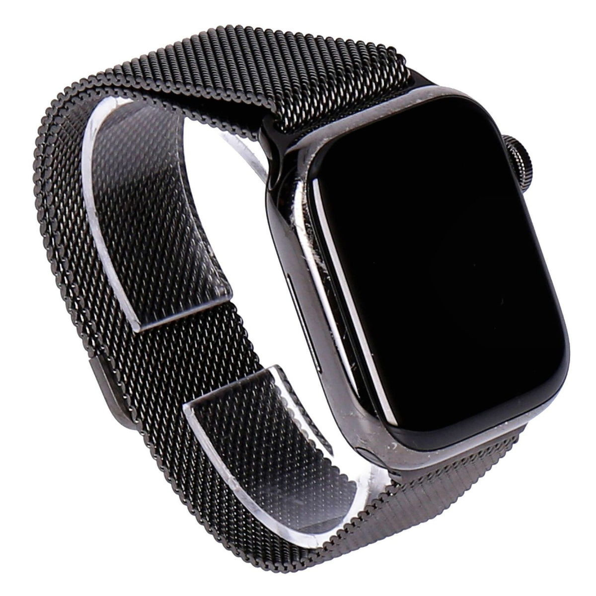 Produktbild Smartwatch - Apple Watch Series 7 41mm GPS + 4G Graphit Edelstahlgehäuse mit Milanaise-Armband graphit