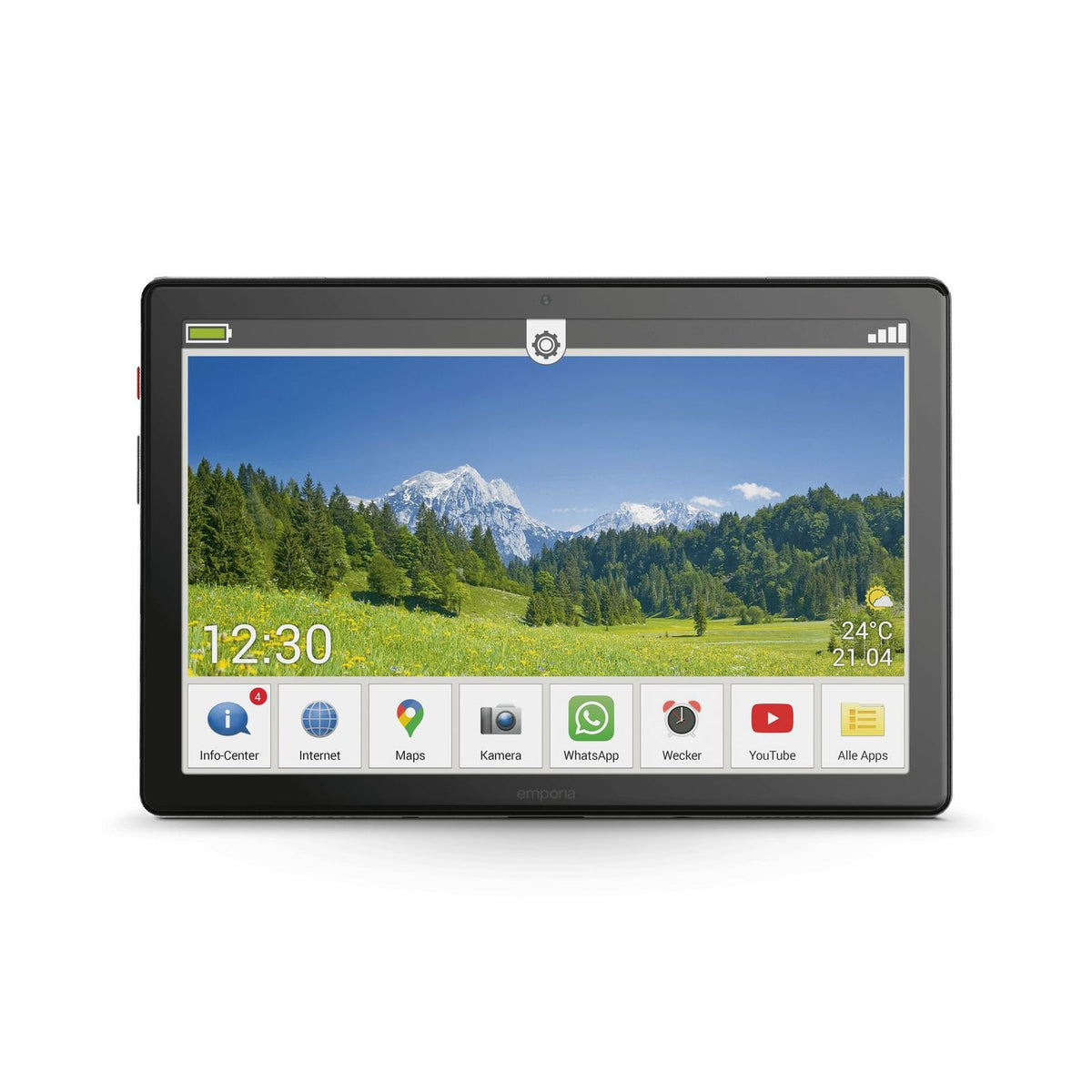 Produktbild LTE-Tablet - Emporia Tab1 LTE Senioren Tablet 32GB 10,1 Zoll Grau