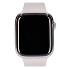 Apple Watch Series 7 45mm GPS + 4G Edelstahlgehäuse mit Sportarmband Polarstern