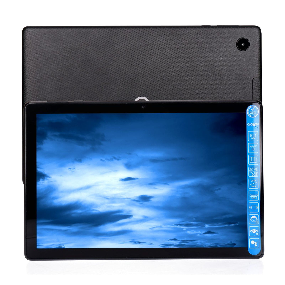 Produktbild Tablet - Alcatel 1T 10 Smart 8092 WiFi Tablet 32 GB 10,1 Zoll Schwarz