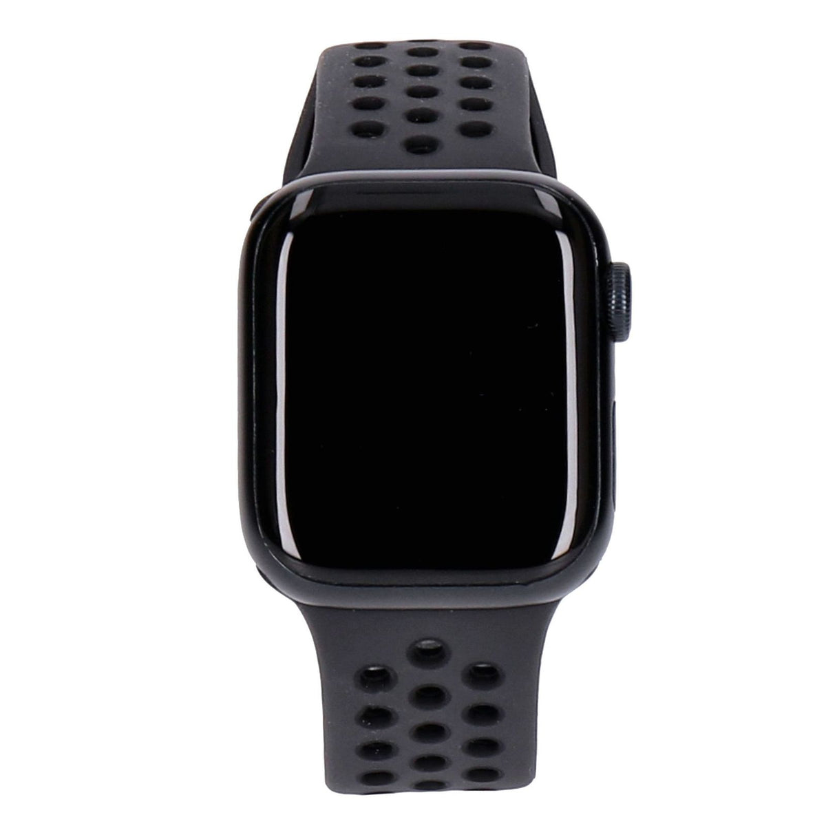 Produktbild Smartwatch - Apple Watch Series 7 Nike 41mm GPS Mitternacht Sportarmband anthrazit/schwarz