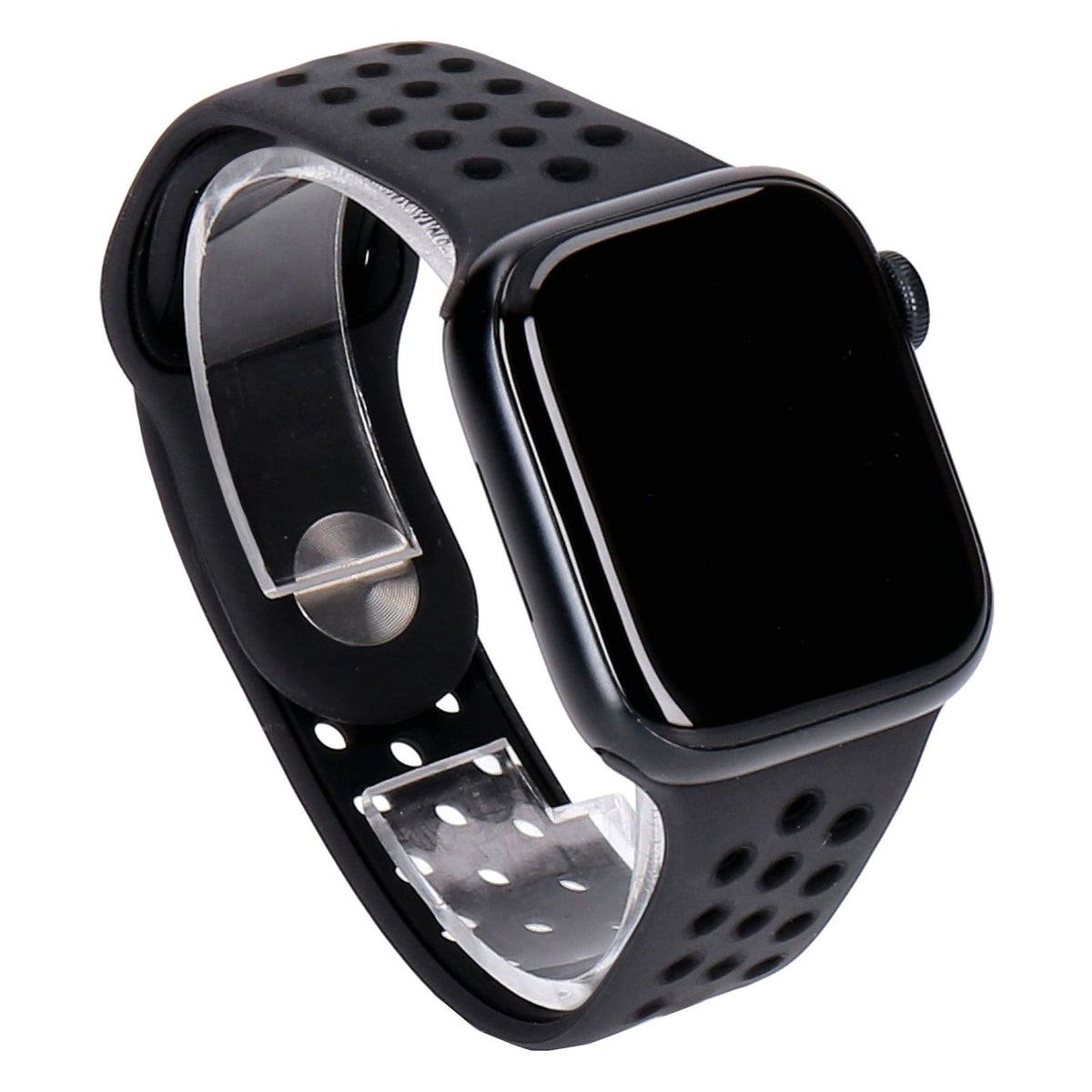 Produktbild Smartwatch - Apple Watch Series 7 Nike 41mm GPS Mitternacht Sportarmband anthrazit/schwarz