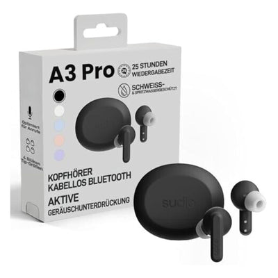 SUDIO A3 Pro In-ear Kopfhörer Bluetooth Schwarz