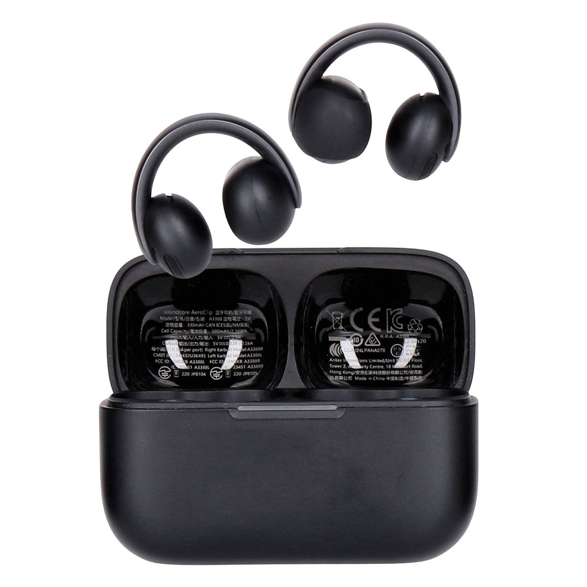 Produktbild wireless In-Ear-Kopfhörer - soundcore Aeropclip Open Ear Bluetooth Clip Earbuds