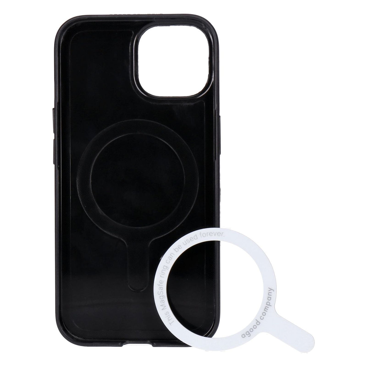 Produktbild Smartphone-Hülle - agood PLNTPRTCT Case MagSafe Schwarz passend für Apple iPhone 15