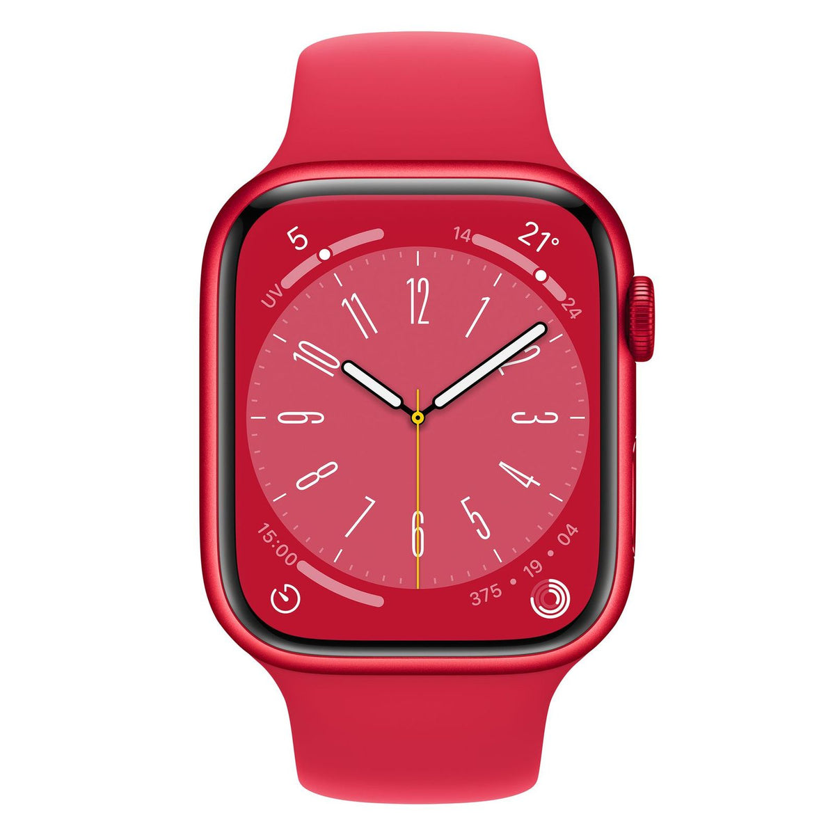Produktbild Smartwatch - Apple Watch Series 8 45mm GPS + 4G (PRODUCT) RED Aluminiumgehäuse mit Sportarmband (PRODUCT) RED