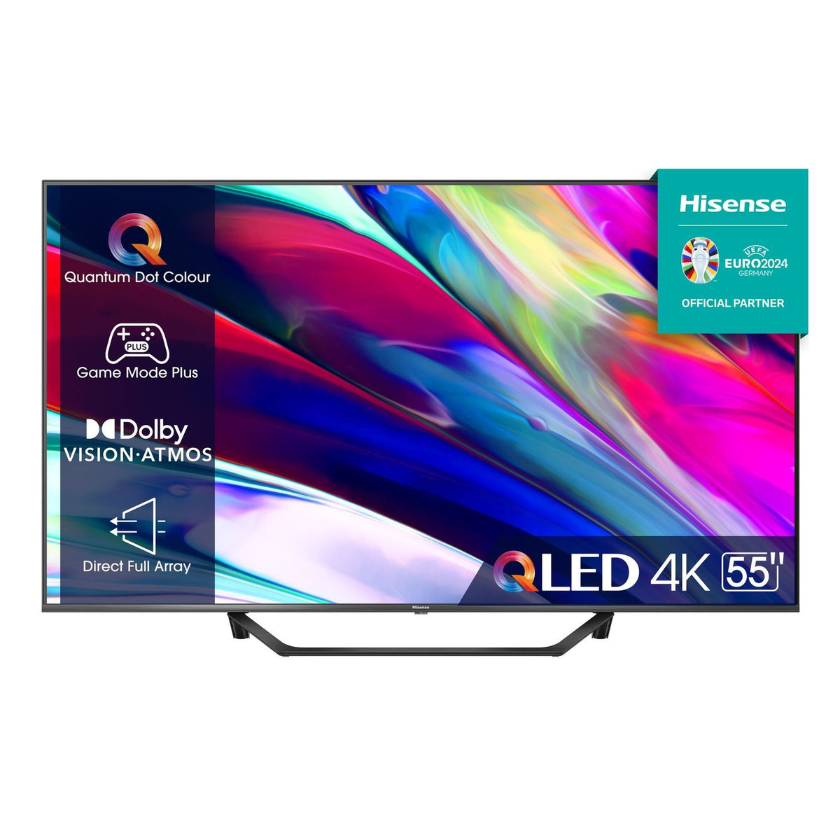 Produktbild QLED-Fernseher - Hisense 55A7KQ 55" (139,7 cm) 4K Ultra HD Smart-TV WLAN Schwarz 330 cd/m²