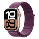 Apple Watch Series 10 42mm GPS+4G Rosegold Aluminiumgehäuse mit Loop Pflaume