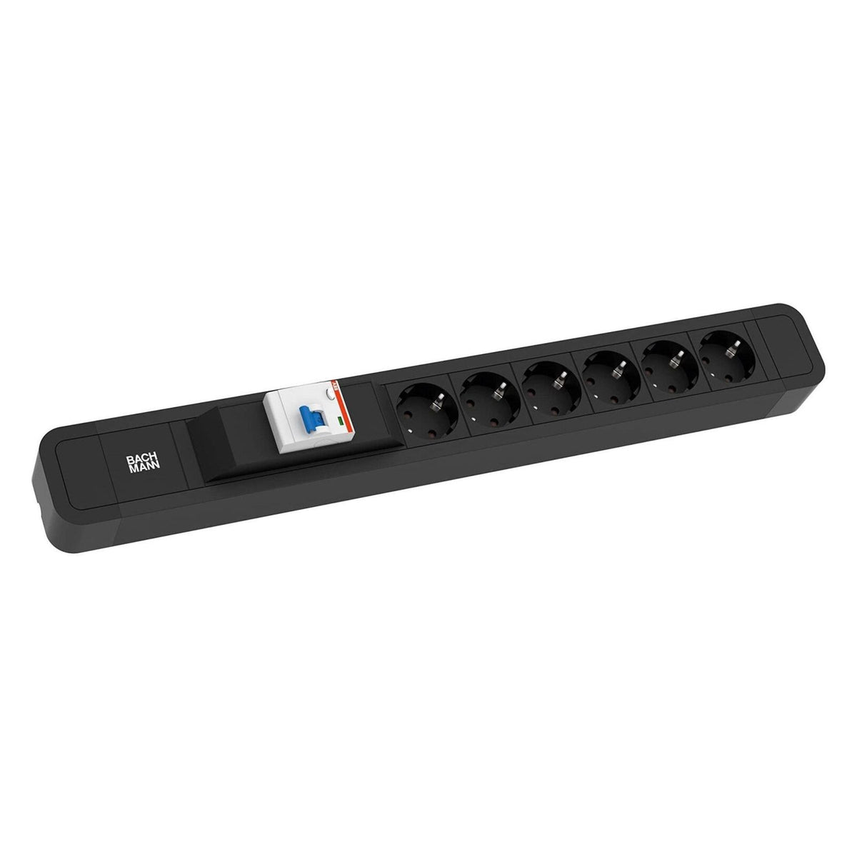 Produktbild Kabeltrommel - BACHMANN PRIMO 2 6xCEE7/3 Steckdosenleiste 1xFI Schalter
