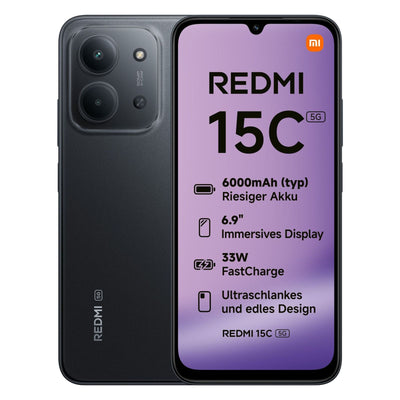 Redmi 15C 5G Dual-SIM 128GB Midnight Black