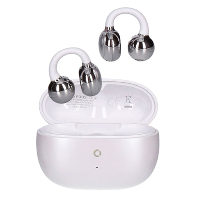 Pods Loop Bluetooth Freisprech Kopfhörer In-Ear - mit Active Noise Cancelling - Weiss