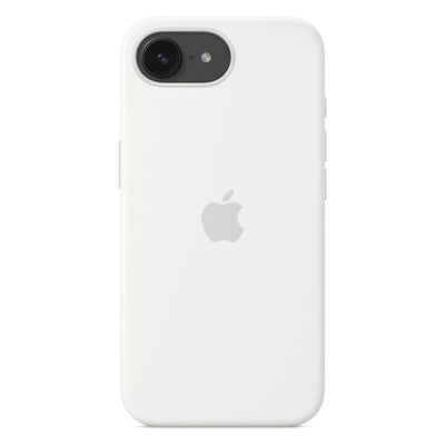 Silikon Case Weiß passend für iPhone 16e