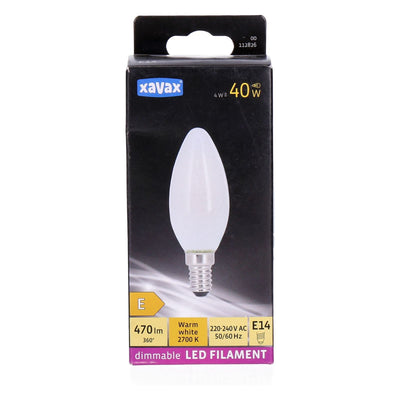 LED Filament dimmbar E14 40W 470lm warmweiß