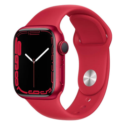 Watch Series 7 41mm GPS Rot Aluminumgehäuse mit Sportarmband Rot