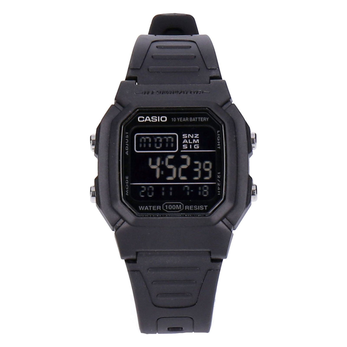 Produktbild Quarzuhr - Casio W-800H-1BVES Collection Herrenuhr Schwarz
