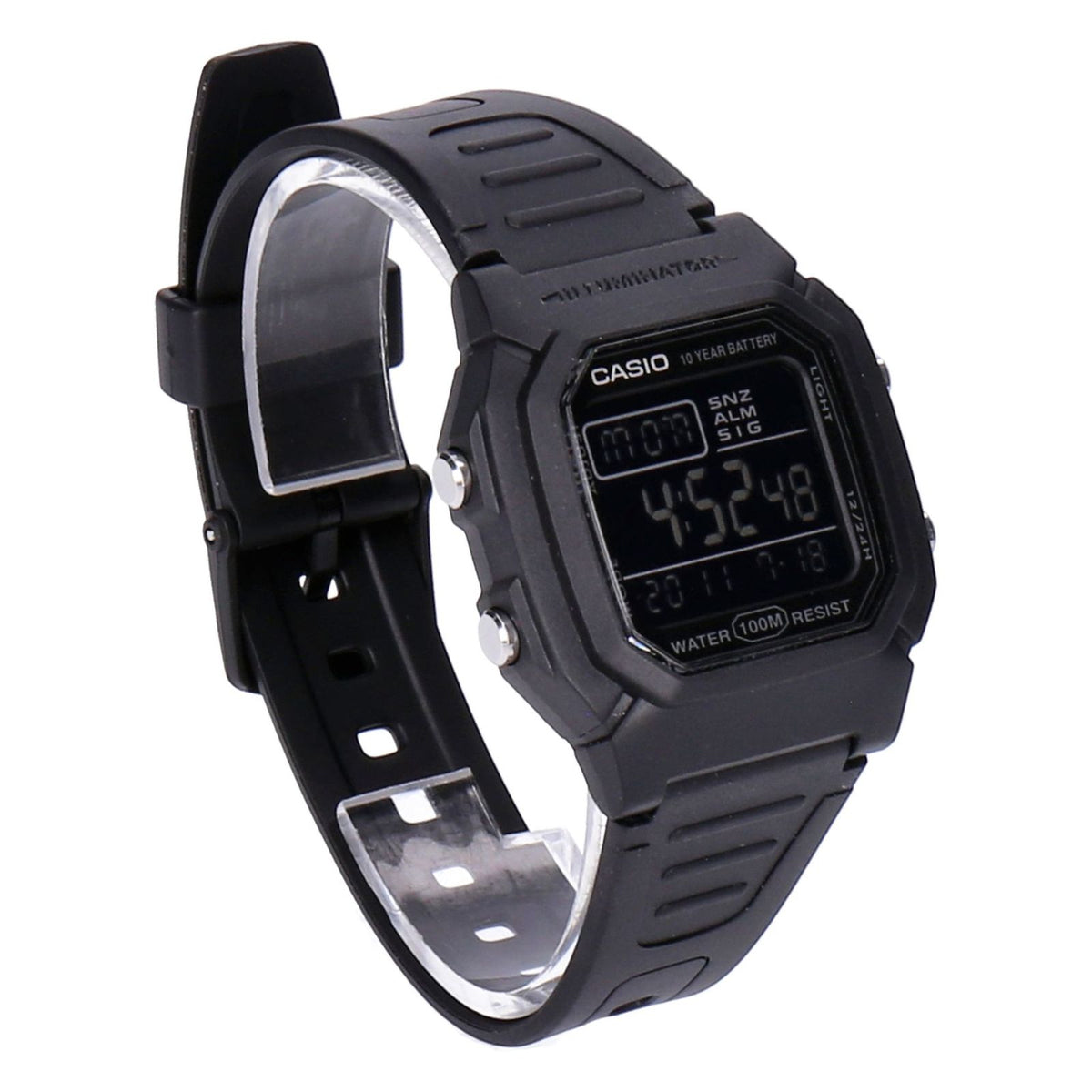 Produktbild Quarzuhr - Casio W-800H-1BVES Collection Herrenuhr Schwarz